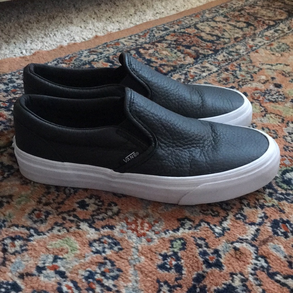 Black Slip On Vans